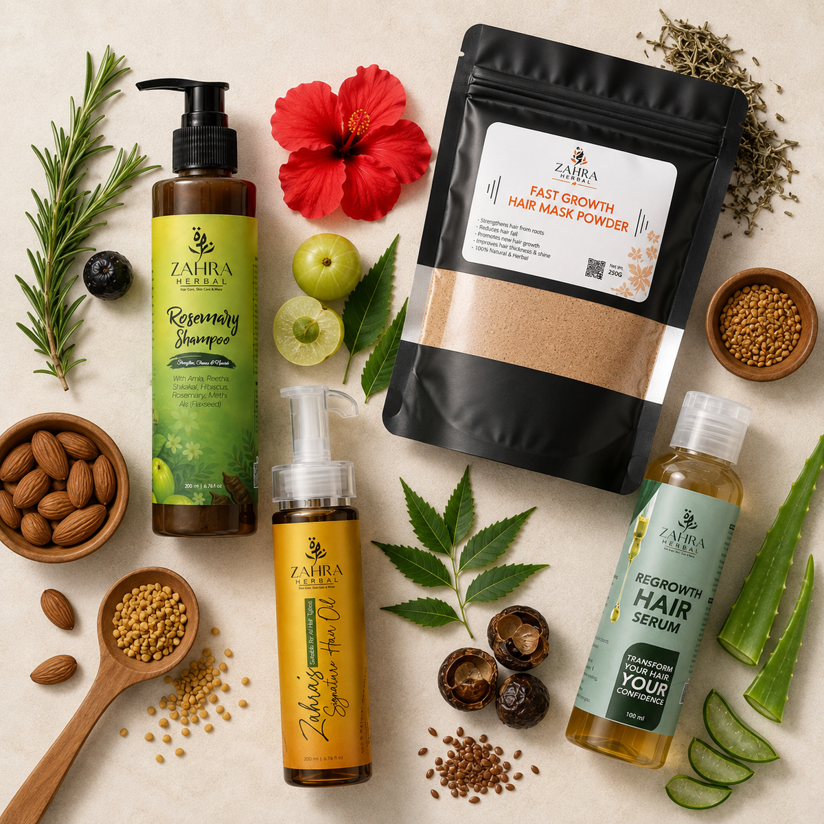 Hair Care Combo — Complete Hair Fall Solution