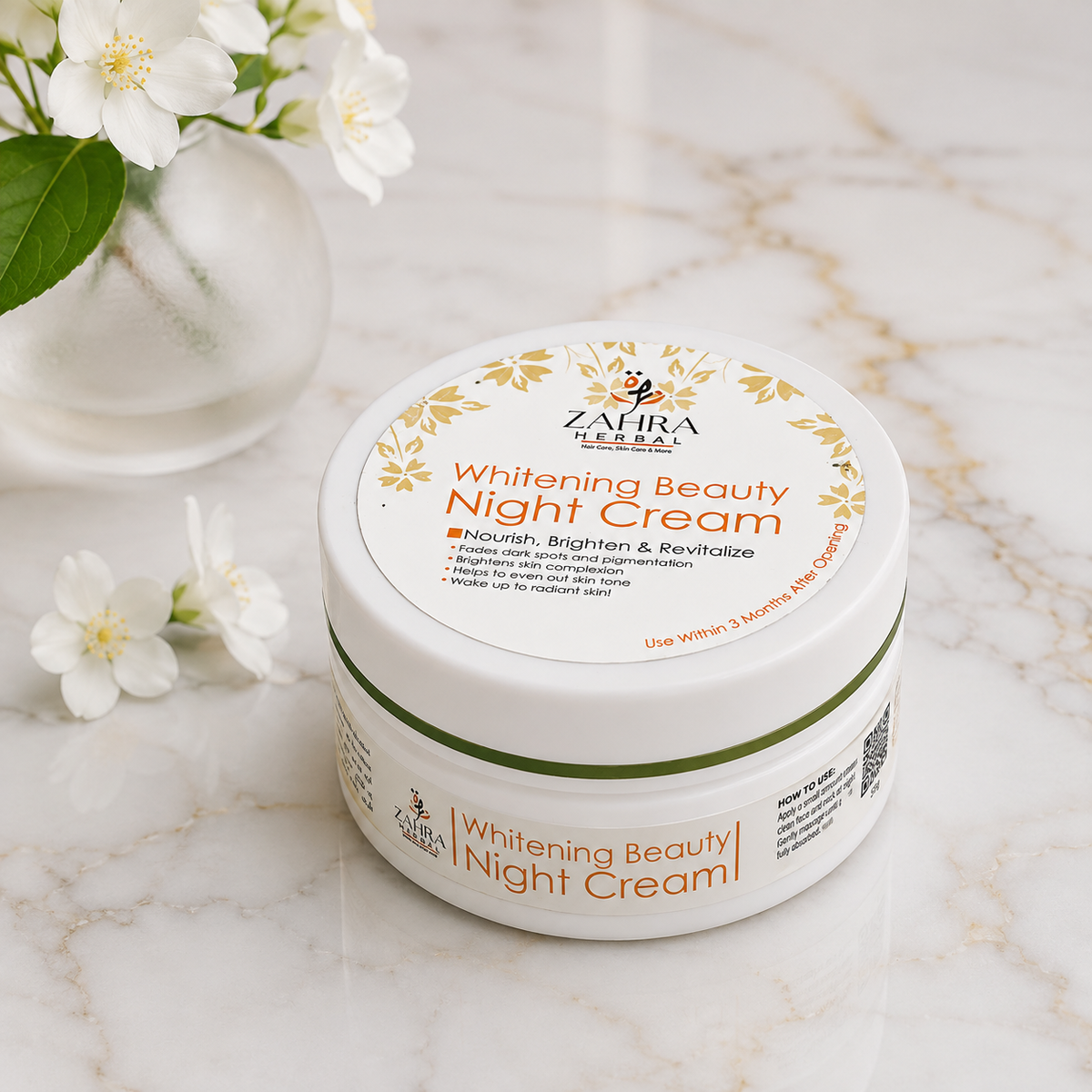 Zahra Herbal Whitening Beauty Night Cream