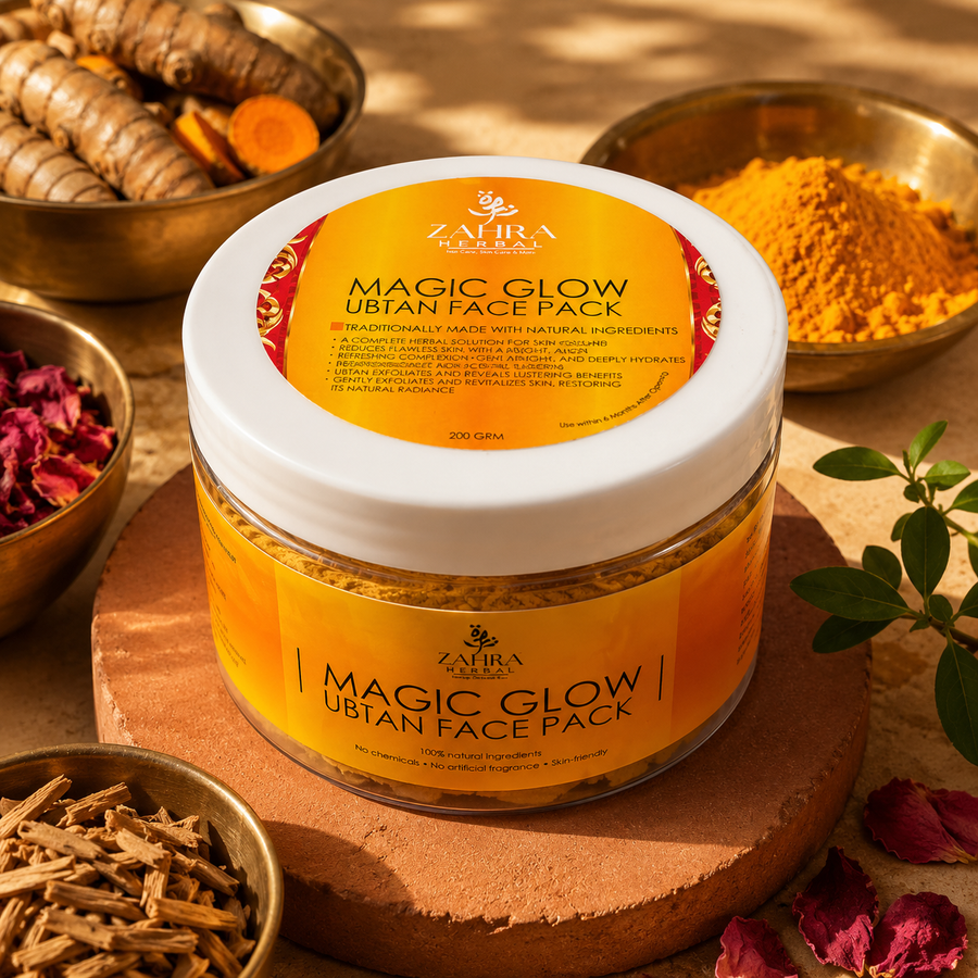 Zahra Herbal Magic Glow Ubtan Face Pack