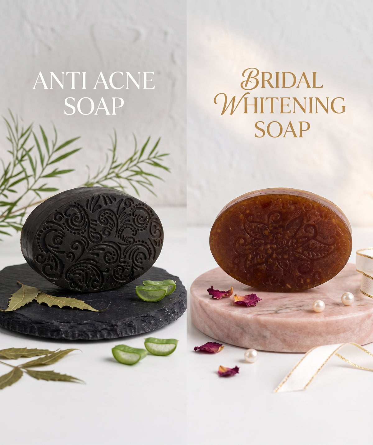 ZAHRA Combo Deal – Anti Acne + Bridal Whitening Soap