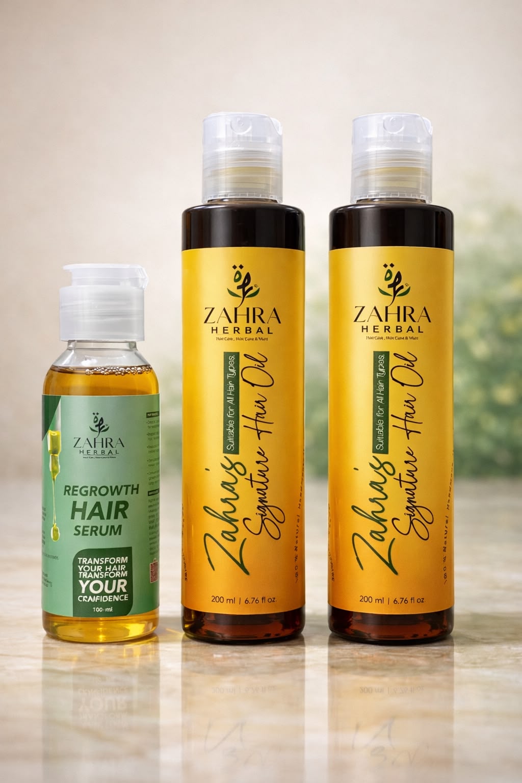 Zahra's Double Hair Oil + Free Regrowth Serum