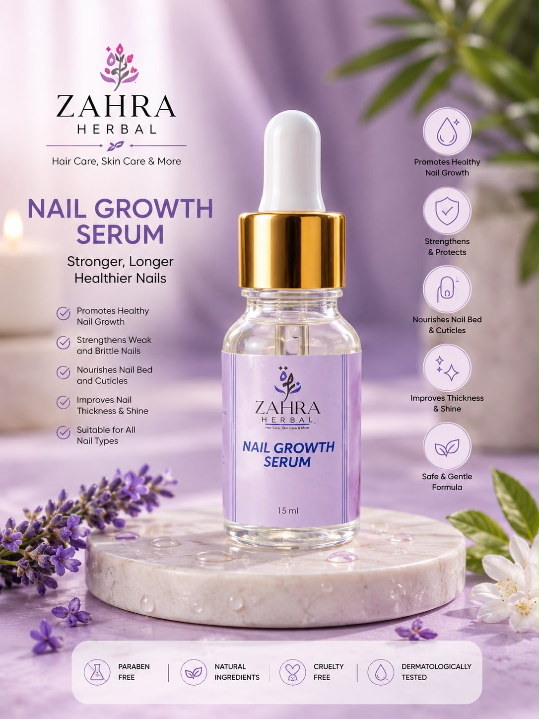 Zahra Herbal Nail Growth Serum